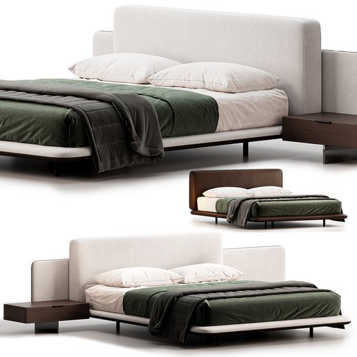 Horizonte bed by Minotti