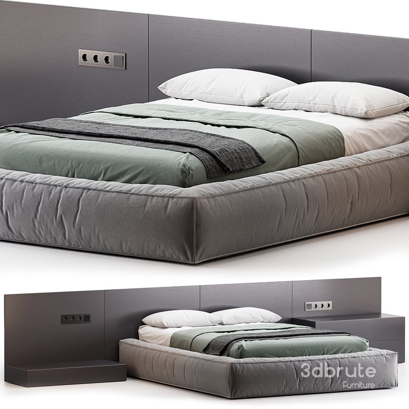Modern Upholstery Bed by Litfad Image 2