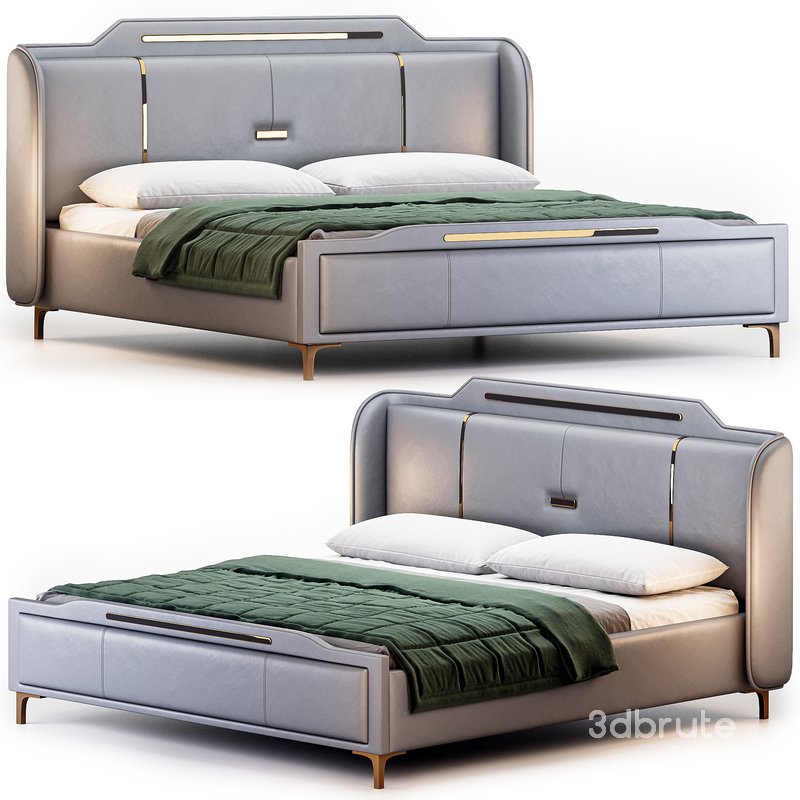 Modern Upholstered bed by Litfad Image 2