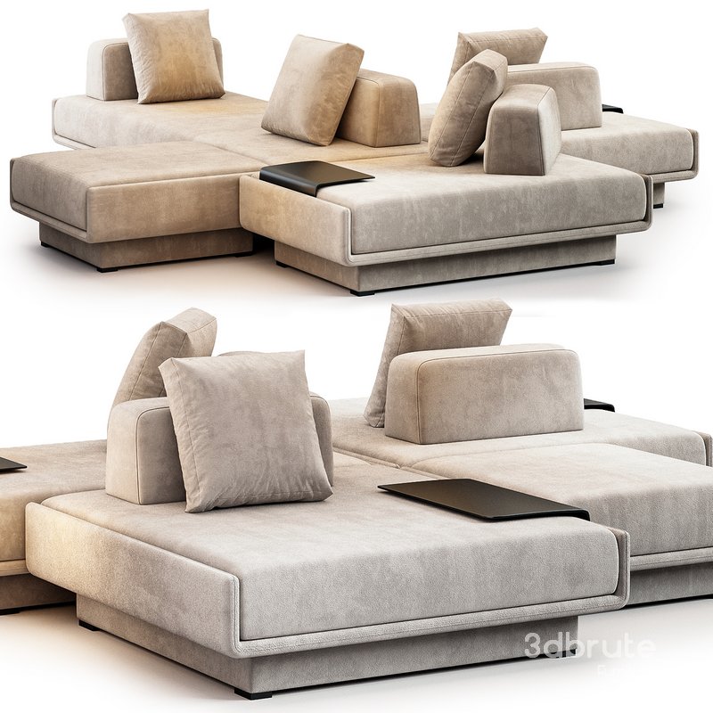 Sofa Lilas Mosaique by Dainelli Studio Image 3