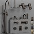 Ritmonio DIAMETRO35 IMPRONTE bathroom faucet set 2 - Thumbnail 1