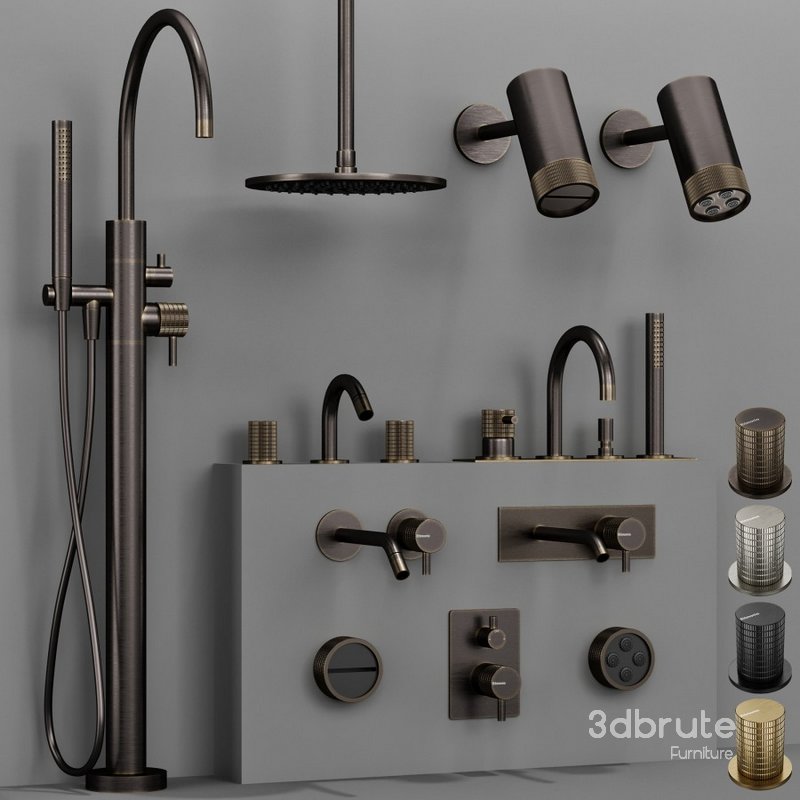 Ritmonio DIAMETRO35 IMPRONTE bathroom faucet set 2 Image 1