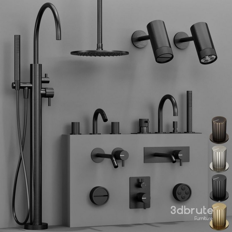Ritmonio DIAMETRO35 IMPRONTE bathroom faucet set 2 Image 3