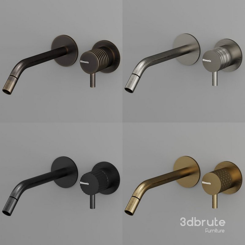 Ritmonio DIAMETRO35 IMPRONTE bathroom faucet set 2 Image 5