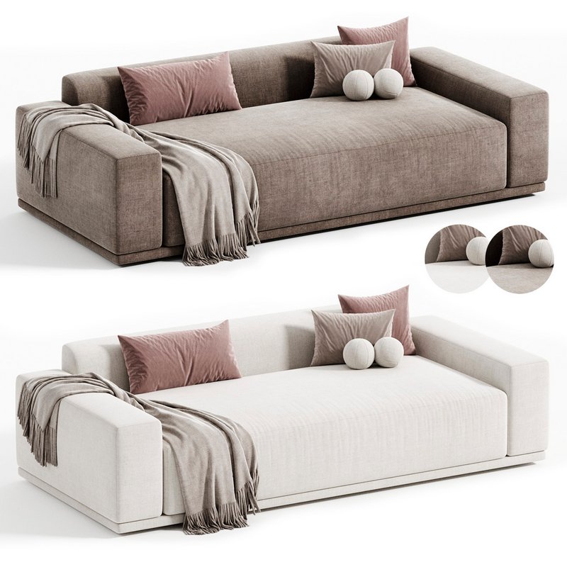 Faible Grey Performance Velvet Sofa Image 3