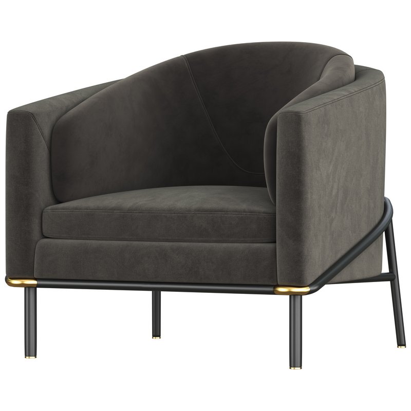 Minotti Fil noir Armchair Image 3