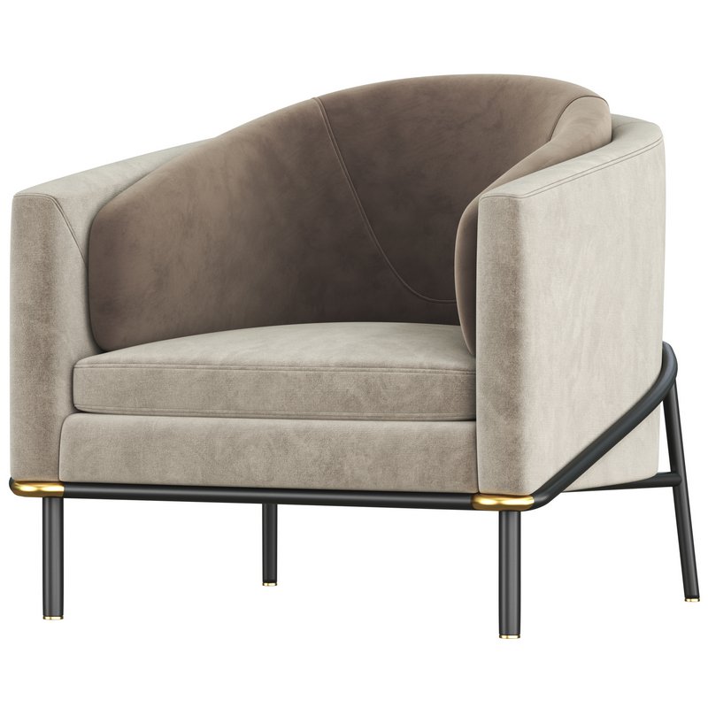 Minotti Fil noir Armchair Image 4