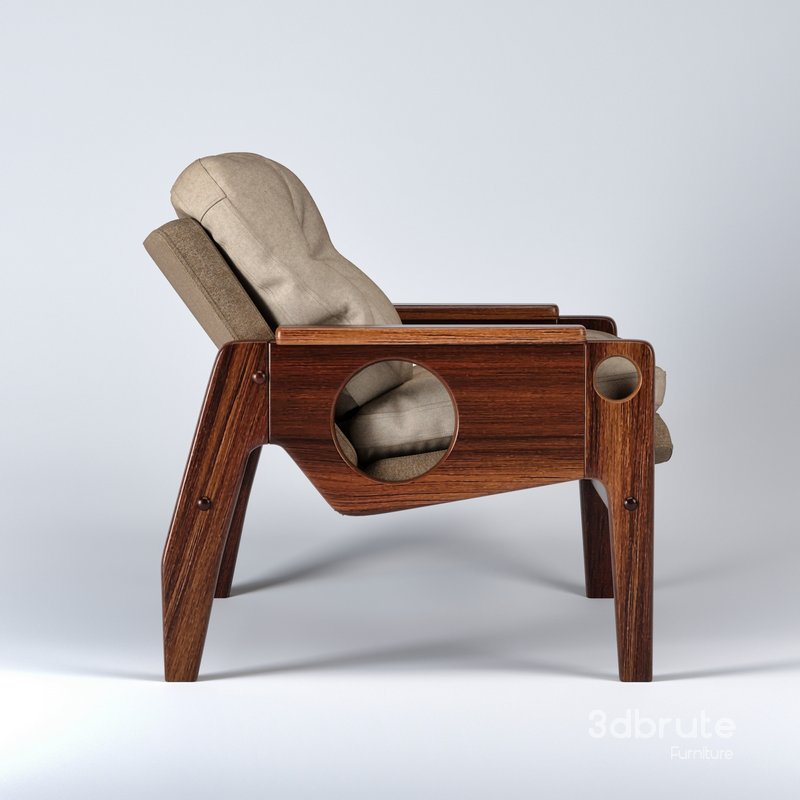 Armchair Tete – Sergio Rodrigues Image 3