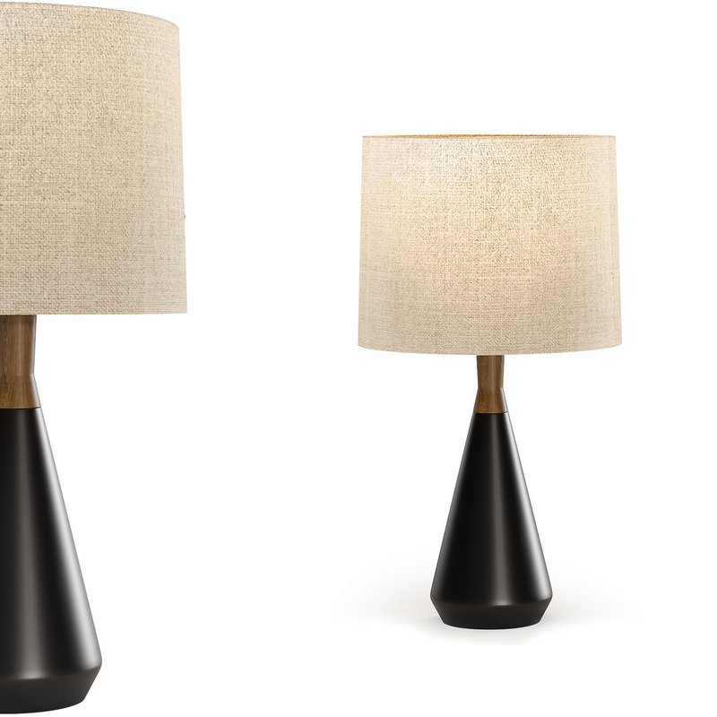 weston mid century modern table lamp Image 2