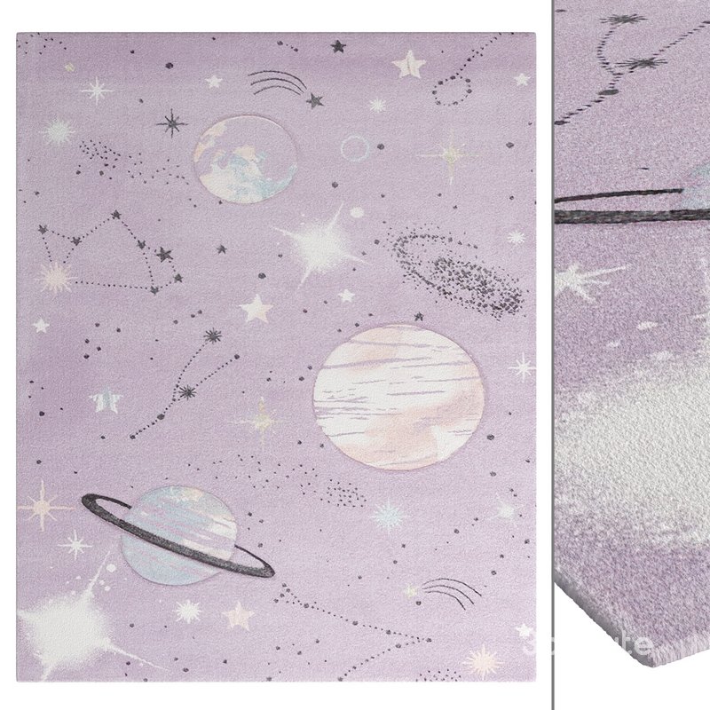 CRK122V Carousel Kids Area Rugs By SAFAVIEH Image 1