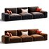 Grey modern sofa - Thumbnail 1