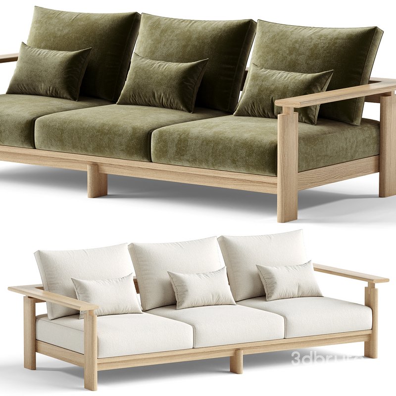 Samsa Three-seat Sofa Image 3