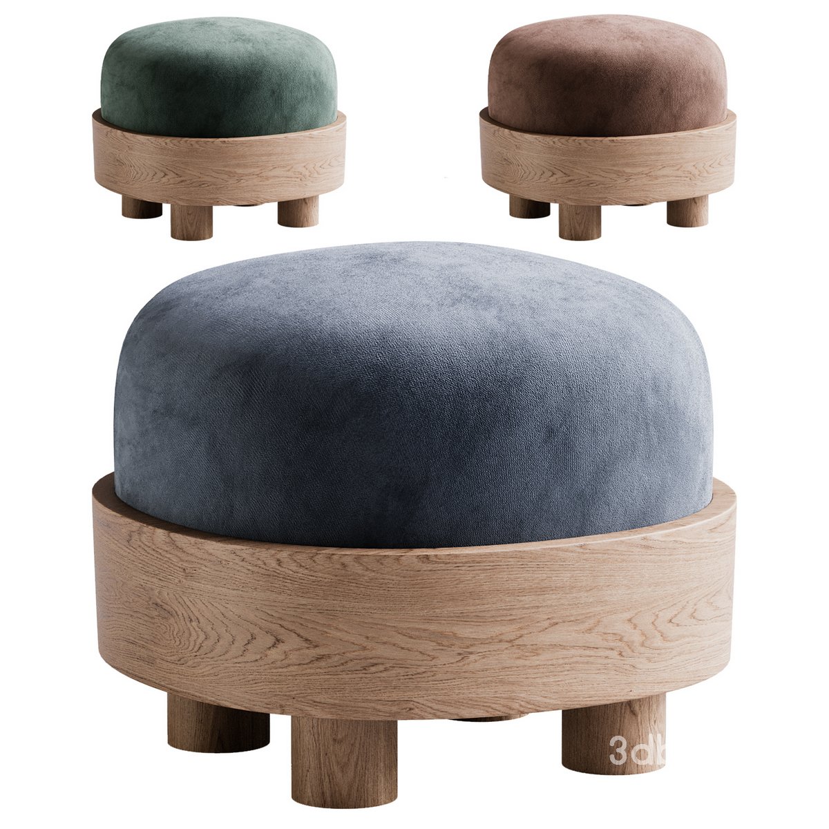 MINIMALIST OTTOMAN POUFS Image 1