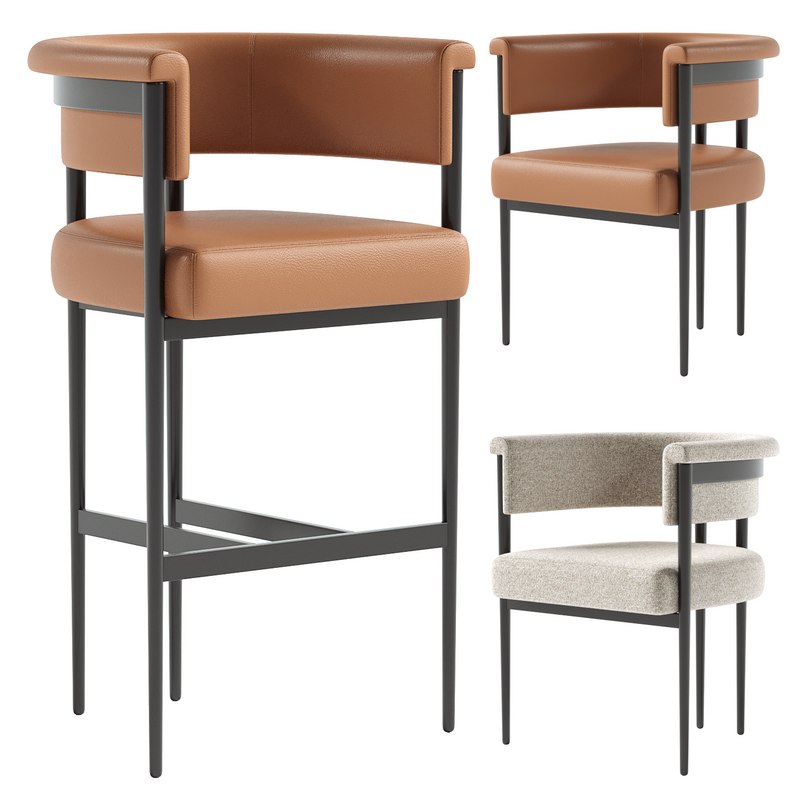 Royal Barstool & Royal Dining Chair Image 1