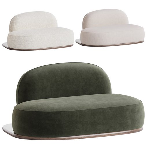 JORGE ARMLESS SOFA