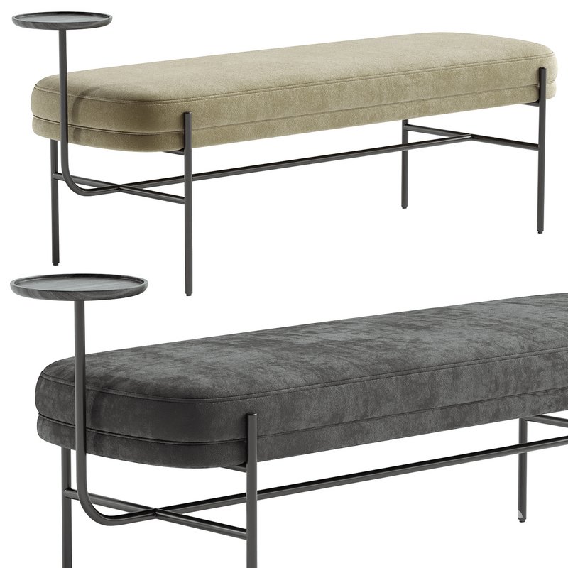 Novak Bench With Table Image 1