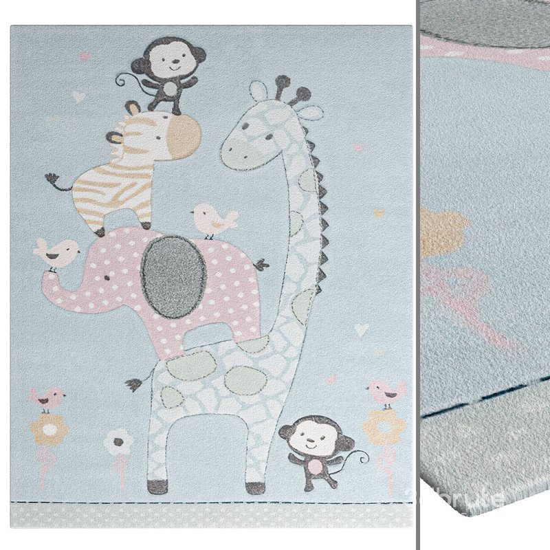 CRK120K Carousel Kids Area Rugs By SAFAVIEH Image 3