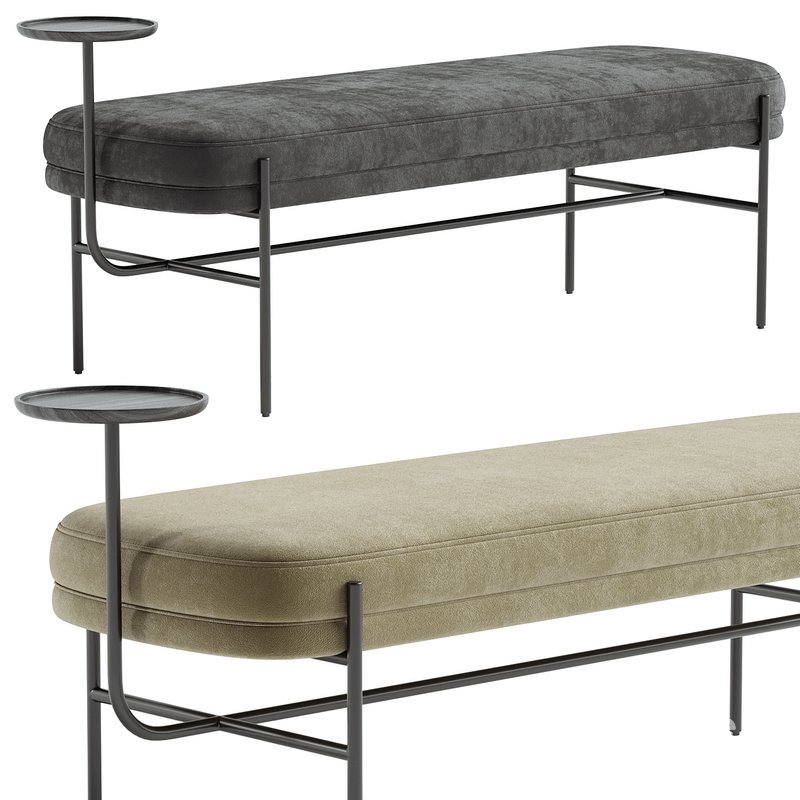 Novak Bench With Table Image 2