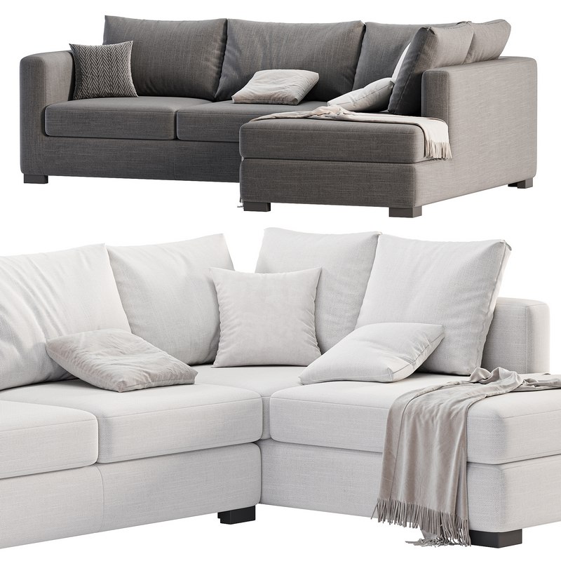 Blake Large Open End Corner Sofa by loomloft, sofas Image 1