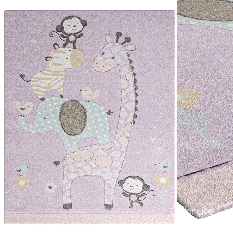 CRK120V Carousel Kids Area Rugs By SAFAVIEH Image 2