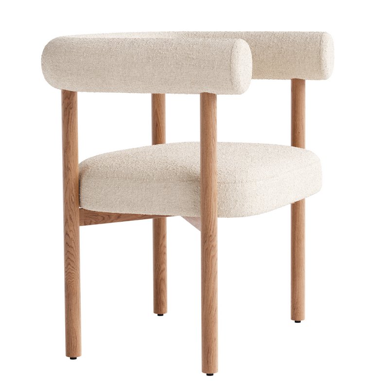Mazz Boucle Dining Chair Image 2