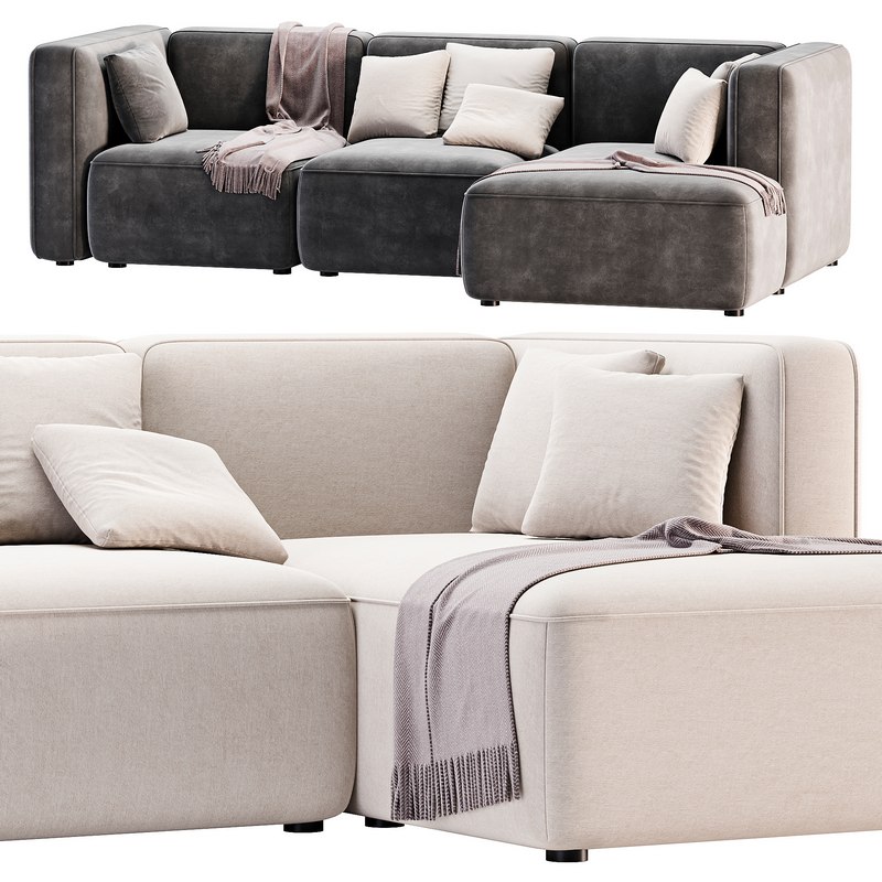 BASECAMP CHAISELOUNGE right Modular Sofa by makenordic Image 2