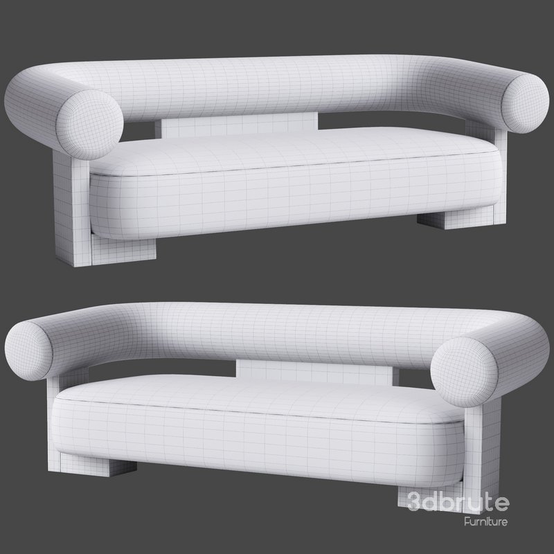 Contemporary Modern Cassete Sofa Image 2
