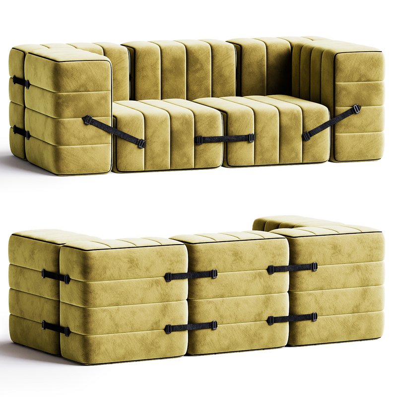 Curt Sofa System – Cornhusk Image 2