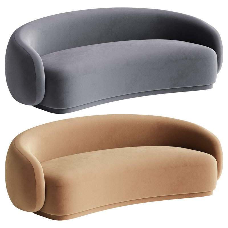 Kendall Velvet Sofa Image 2