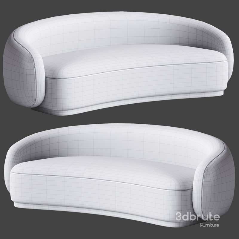 Kendall Velvet Sofa Image 3