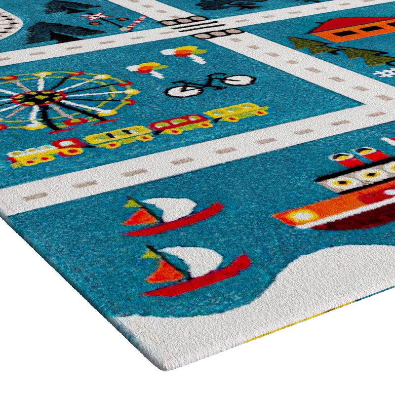 CRK197M Carousel Kids Area Rugs By SAFAVIEH Image 5