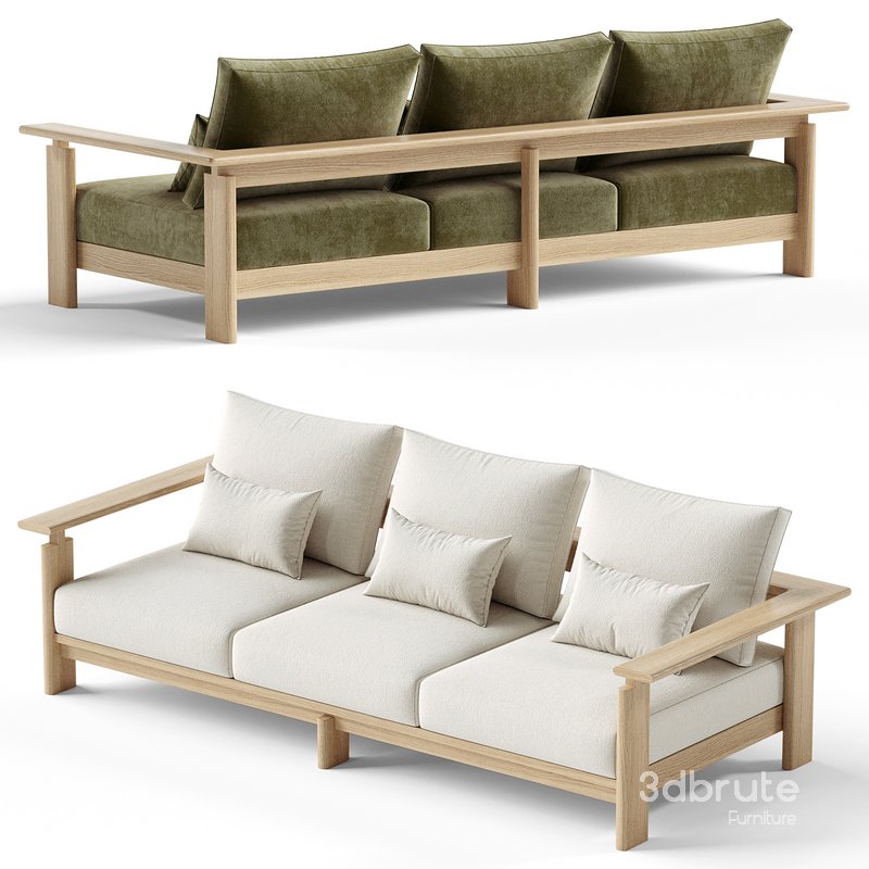 Samsa Three-seat Sofa Image 1
