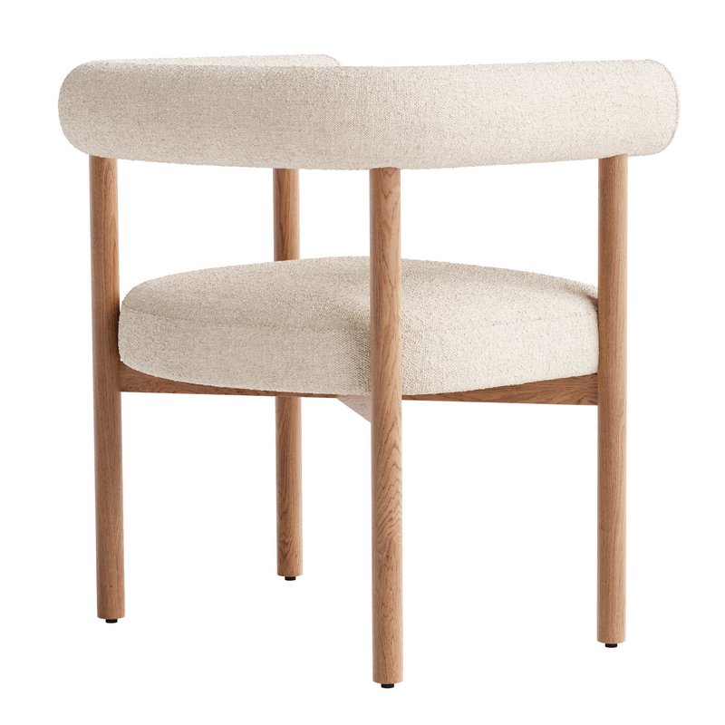 Mazz Boucle Dining Chair Image 3