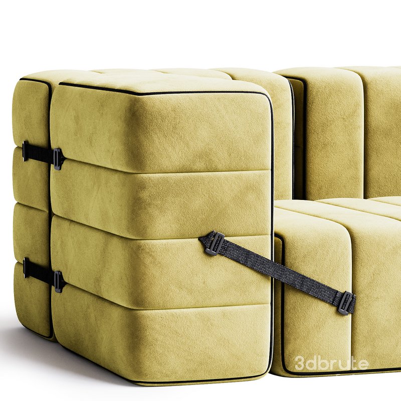 Curt Sofa System – Cornhusk Image 3
