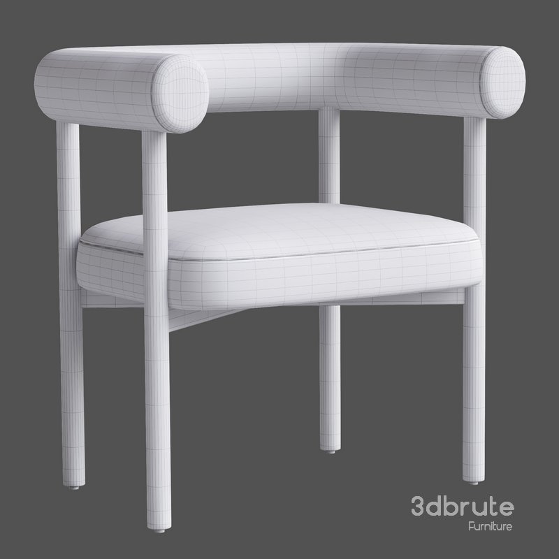 Mazz Boucle Dining Chair Image 4