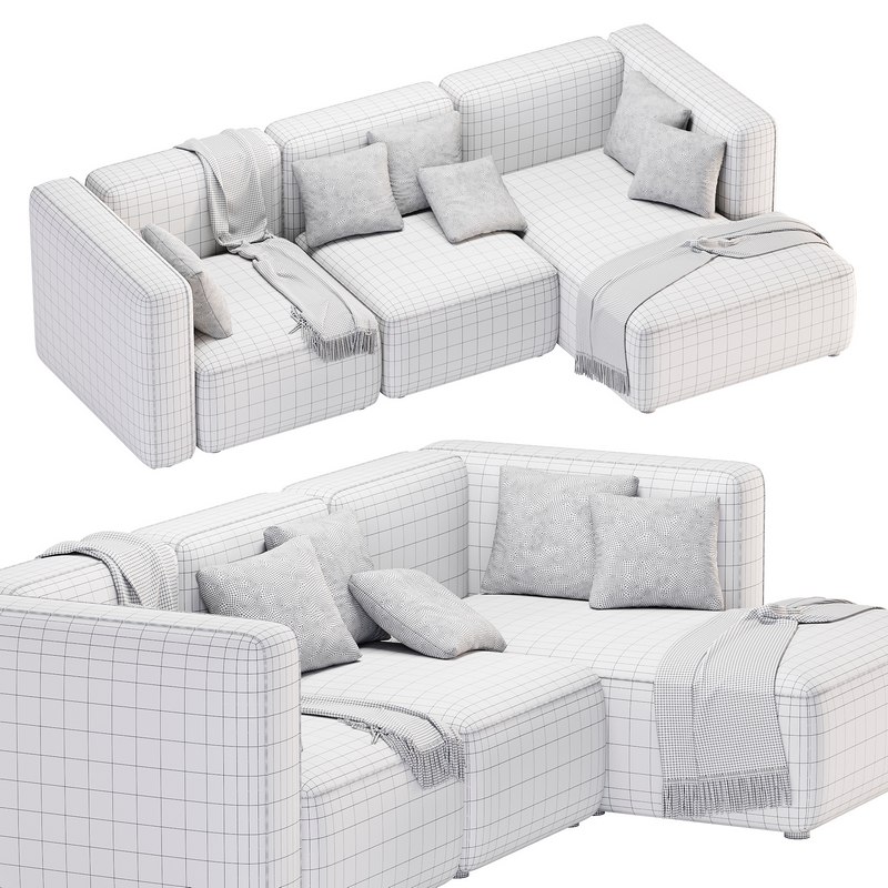 BASECAMP CHAISELOUNGE right Modular Sofa by makenordic Image 3