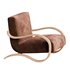 Herbin Leather Lounge Chair - Thumbnail 4