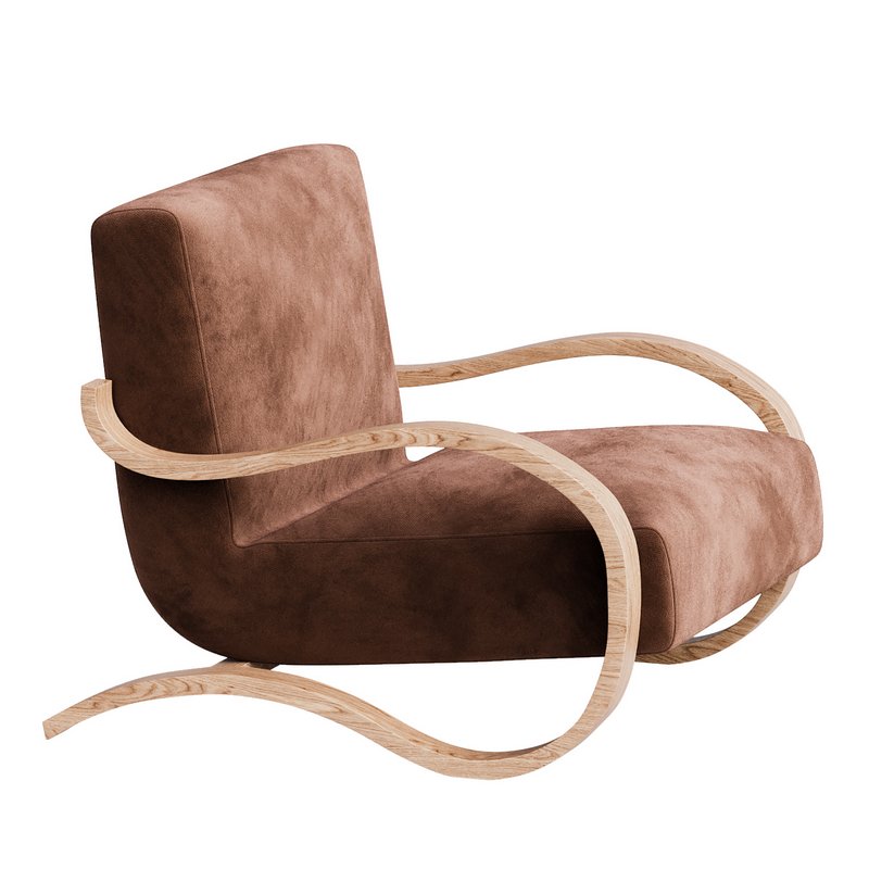 Herbin Leather Lounge Chair Image 4