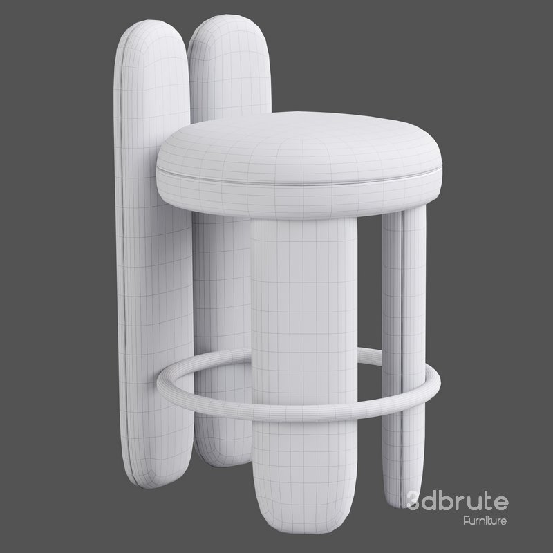 Glazy Counter Stool Image 4