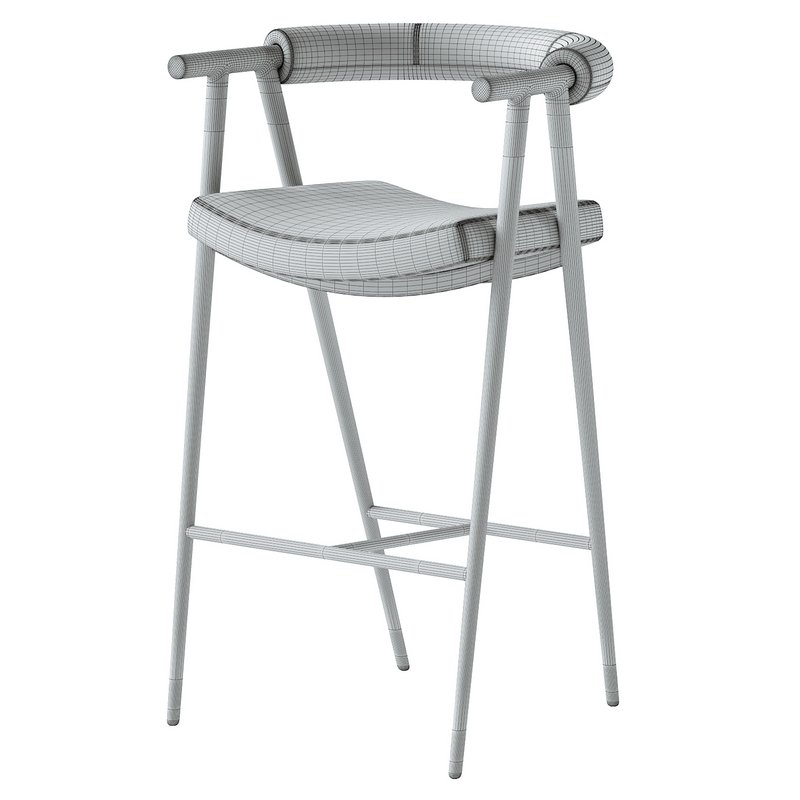Bruso Barstool & Bruso Dining Chair Image 6