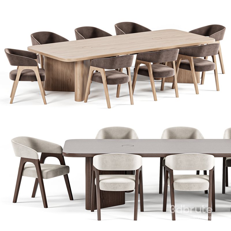 Tabmi Dining Table-Chair Bern-Deephouse Image 1