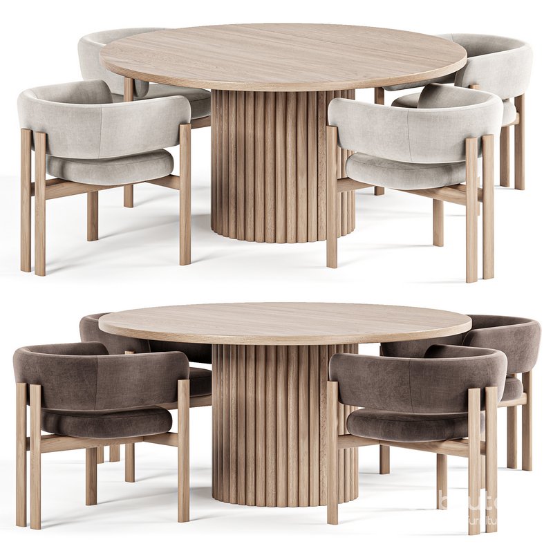 Bakergo Dining Table- Bay Chair Image 1