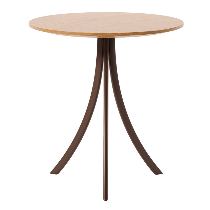 EXPORMIM BISTRO Round oak table Image 1
