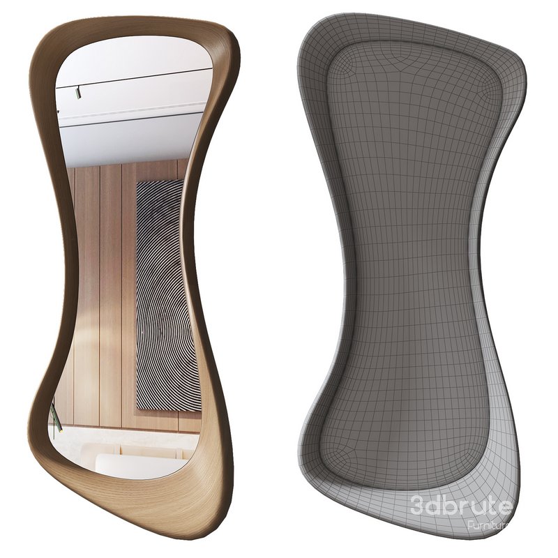 Wood Mirror for Wall Image 2