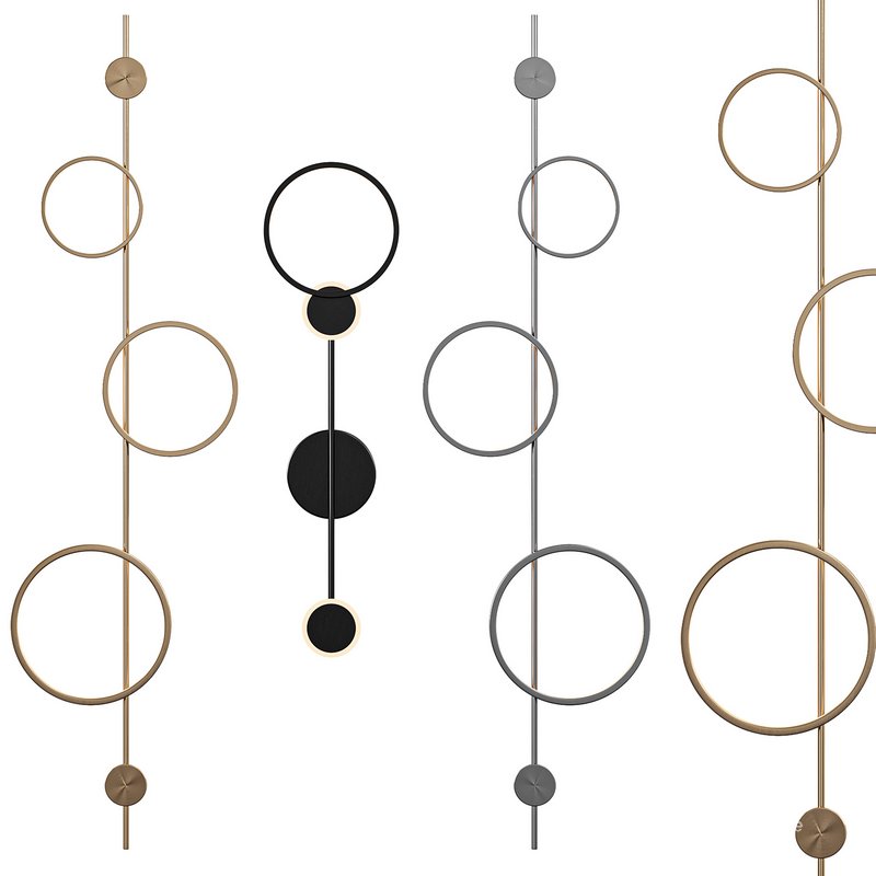 Molecular Circle wall lamp Image 2