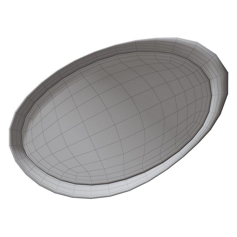 Asymmetrical Wooden Frame Mirror 03 Image 2