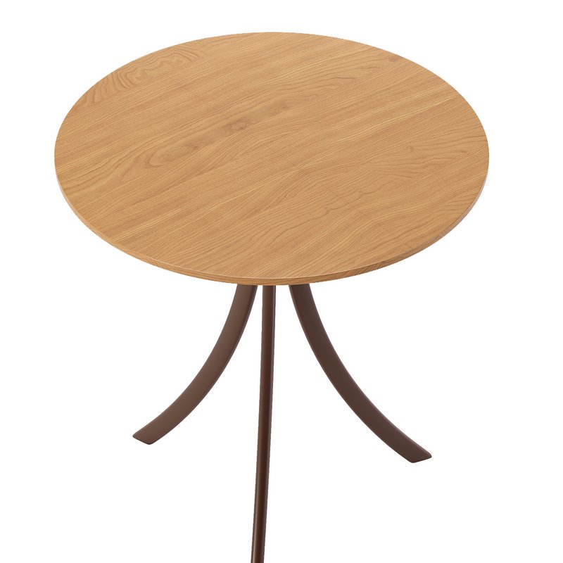 EXPORMIM BISTRO Round oak table Image 4