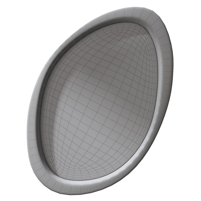 Asymmetrical Wooden Frame Mirror Image 2