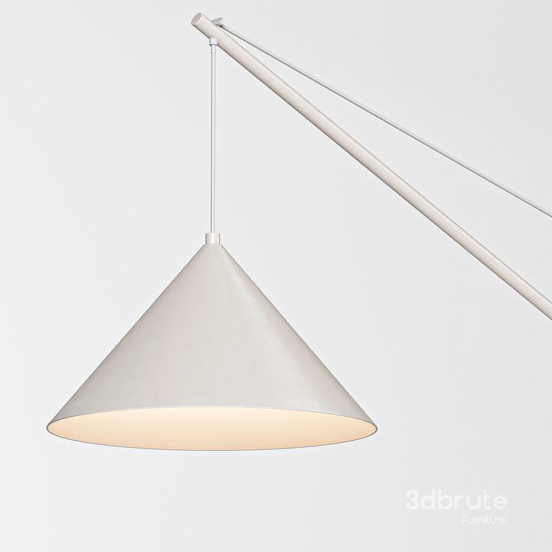 Grande liseuse avec pied en travertin Reyna Image 2