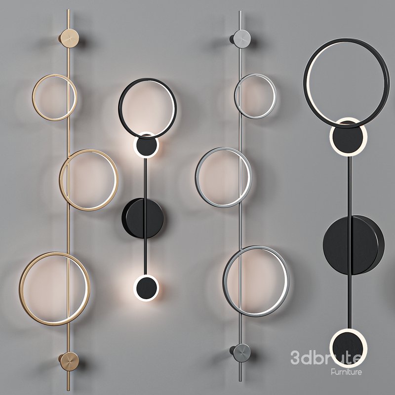 Molecular Circle wall lamp Image 4